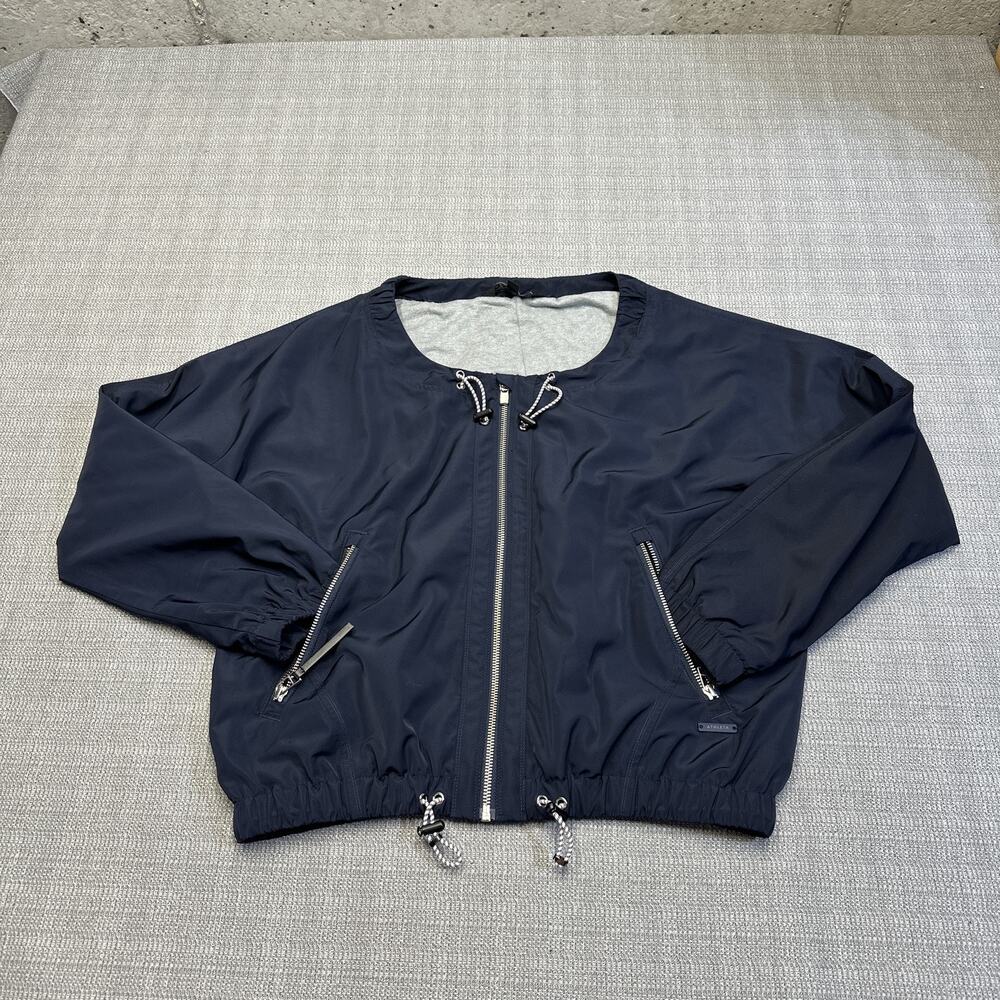 Athleta‎ Jacket Womens Small Full Zip Drawstring Lightweight Windbreaker